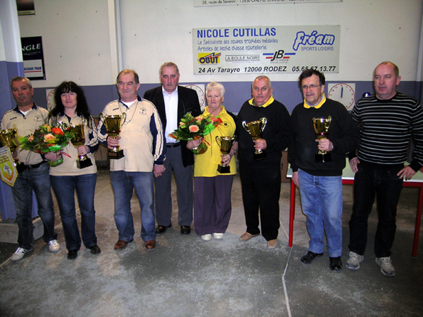 Coupe triplette mixte vétérans Coupe triplette mixte vétérans