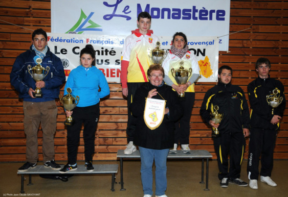 Le podium junior