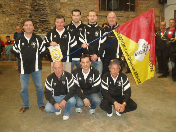 L'équipe de la Pétanque Gare Aubin I vainqueur en Division 1 L'équipe de la Pétanque Gare Aubin I vainqueur en Division 1