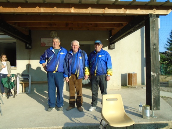 Qualificatif triplette vétérans Qualificatif triplette vétérans