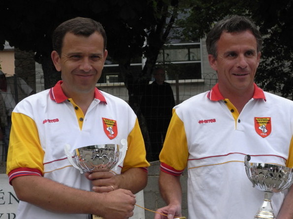 Laurent Morillon - Jean pierre Mas (Creissels) Champions 2009