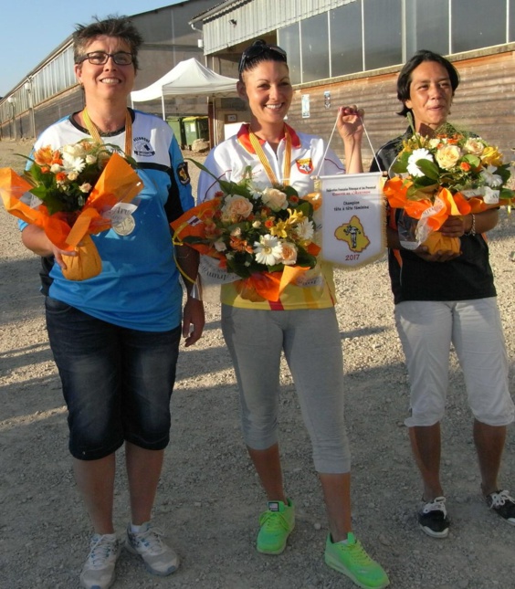 Le podium féminin