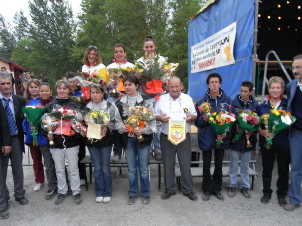 Championnat de France Triplettes Féminines à Beaucaire