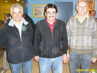 Alain Delagnes, Christian Lafon, Jean-Claude Catusse (photo du 25/03/09)