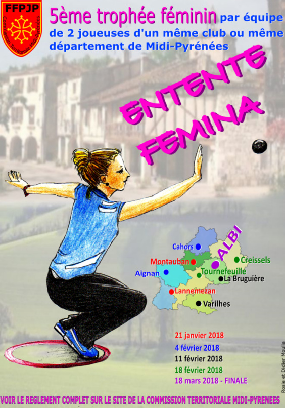 Infos Restauration Trophée Fémina 2018
