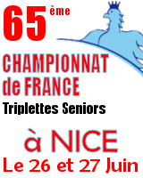 Nice: France triplette Nice: France triplette
