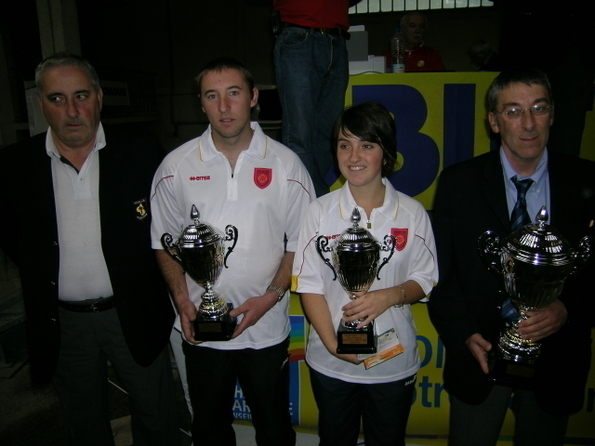 Caroline Leblond - Fabrice Caulet (Sébazac) Champions de Ligue 2009