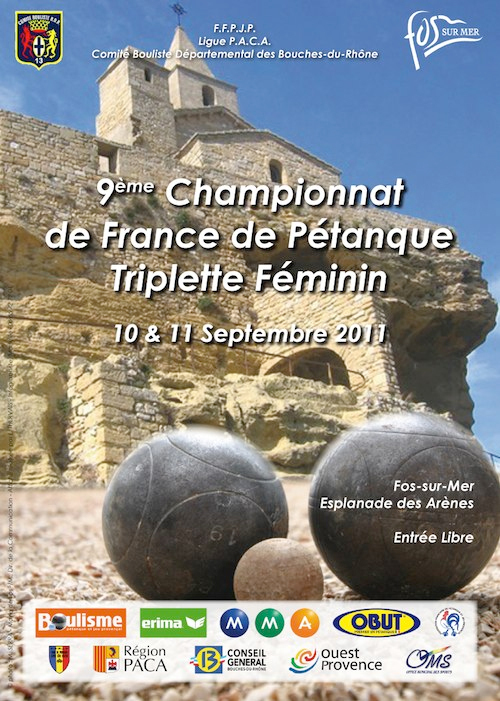 Bilan 1ère journée IXme Championnat de France triplette féminin Bilan 1ère journée IXme Championnat de France triplette féminin