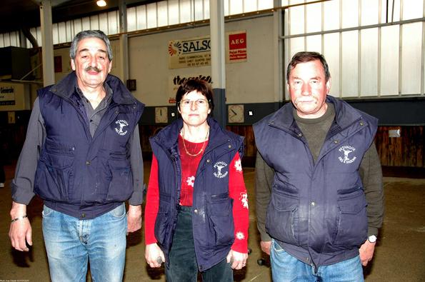 1/4 de finaliste: Christian, Françoise GARROTE et Jean-Claude CLERC  (Quatre-Saisons PC)