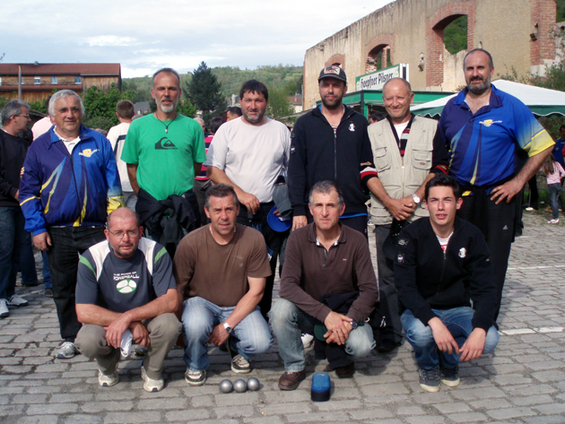 Les qualifiés du district de Villefranche (photo Sylviane)