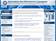 Site  de l' Association des Pétanqueurs Cassagnols