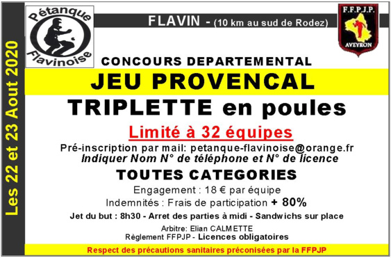 Concours Jeu Provençal