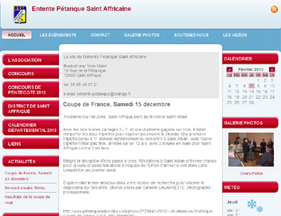 Le site de l'EPSA Le site de l'EPSA