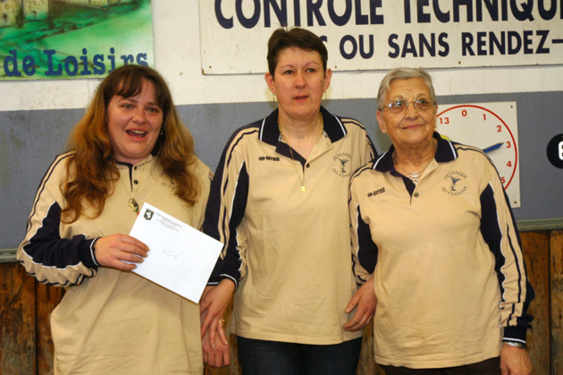 Isabelle ROUALDES, Edwige PALHOUS et Odette GOUTAL