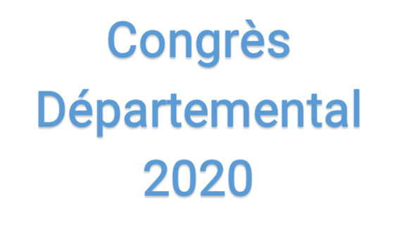 Congrès Départemental 2020