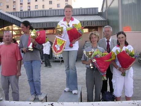 Podium féminines