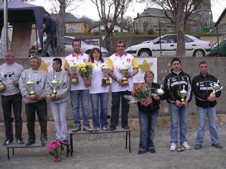 Podium Triplette Mixte