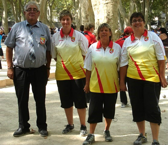 Michel Guilhem (délégué), Nathalie Bourrel, Carole Commayras et Anne Gélis