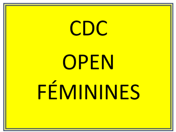 CDC Open et Féminines CDC Open et Féminines