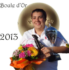 Aurélie BORIES Boule d'Or 2013 (photo d'archive)