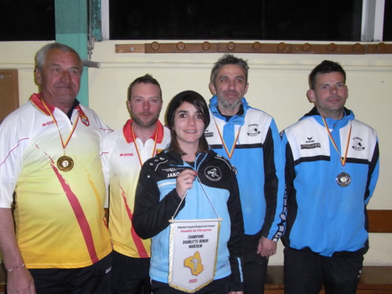Championnats Tête à tête féminin Doublettes séniors