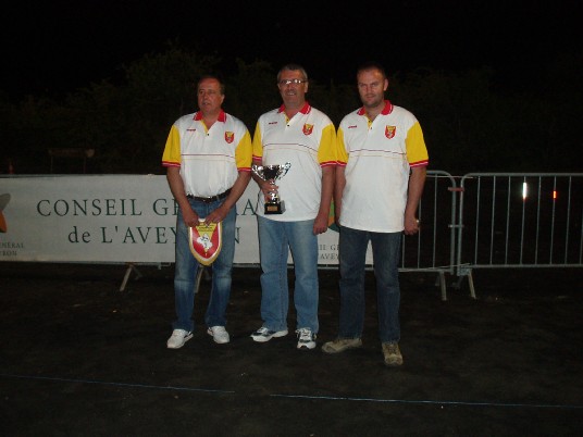 Bruno Bousquet, Didier Blanc, Sébastien Caldas vainqueurs au Nayrac Bruno Bousquet, Didier Blanc, Sébastien Caldas vainqueurs au Nayrac