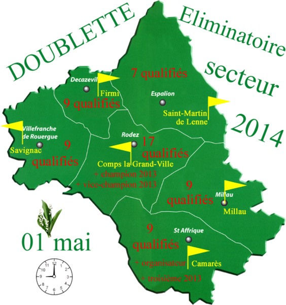 Eliminatoire doublette 2014 (màj02/05)