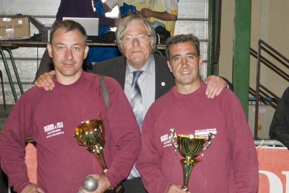 Les finalistes GONCALVES Didier / RIBEIRINHA Juan (P. Réquistanaise)