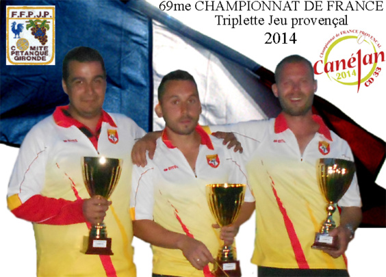 Christophe GRES / Florent MALLET / Stewe MARZIN (JP Livinhacoise)