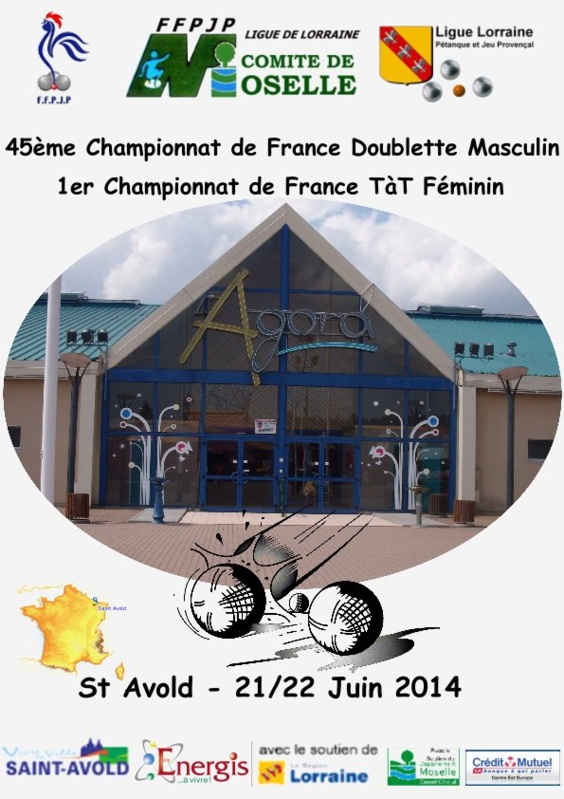 Championnats de France TTF et DS 2014 (maj22/06) Championnats de France TTF et DS 2014 (maj22/06)