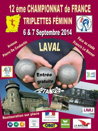 12me France triplette féminin 12me France triplette féminin