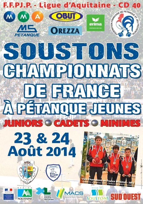 Championnat de France jeune 2014 Championnat de France jeune 2014