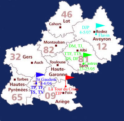 Qualifs Ligue Midi-Pyrénées 2015 (màj18/02)