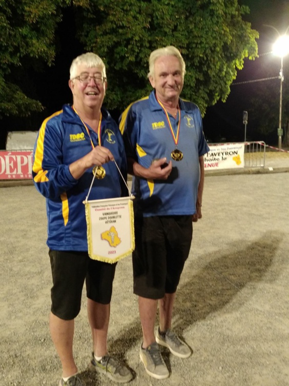 Coupe doublette vétérans 2023 Coupe doublette vétérans 2023