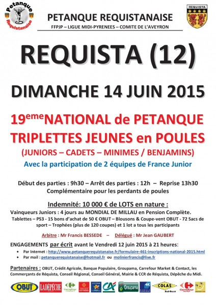 19me national jeune Réquista