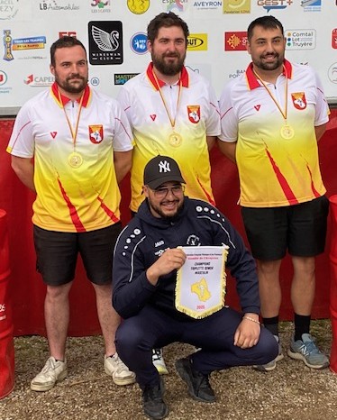 Champions de l'Aveyron 2025 : Florian Valette, Dorian Thery et Tibaut Bories Champions de l'Aveyron 2025 : Florian Valette, Dorian Thery et Tibaut Bories