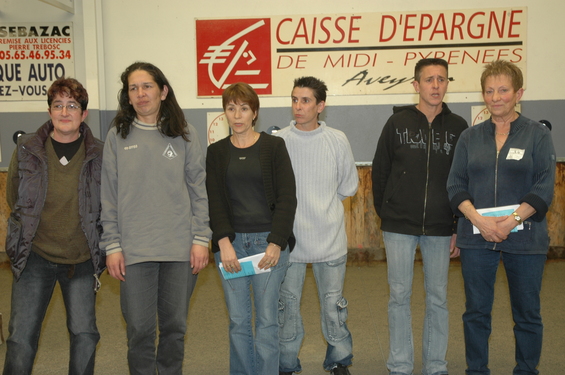 Sabine Falguières, Véronique Bories, Marie Maurel, Nelly Carcelés, Marielle Julien, Monique Arnal