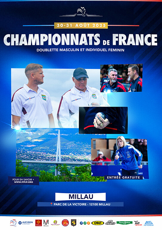 Championnats de France Doublette & tête à tête Championnats de France Doublette & tête à tête