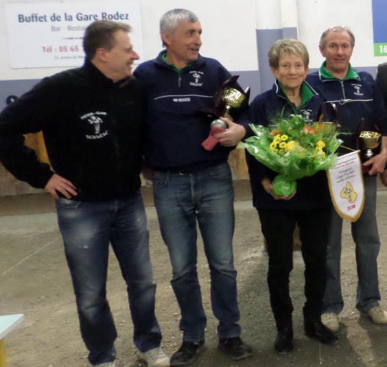 Coupe Triplette mixte vétérans Coupe Triplette mixte vétérans