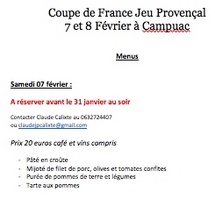 Coupe de France Jeu Provençal