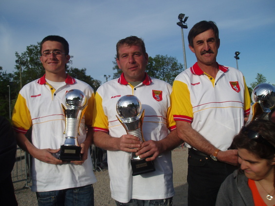 Mickaël Amalric-Yves Marro-Roland Blayac (Belmont) champions 2008 Mickaël Amalric-Yves Marro-Roland Blayac (Belmont) champions 2008