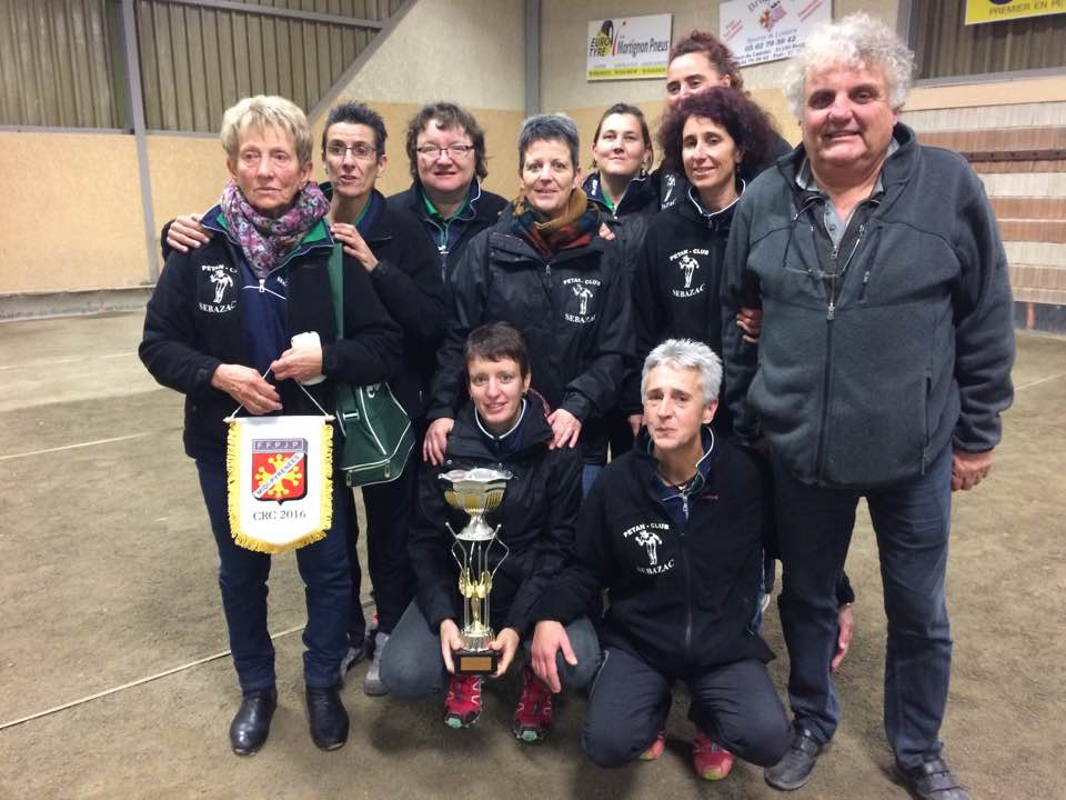 CRC Feminin les Sebazacoises Championnes de Ligue