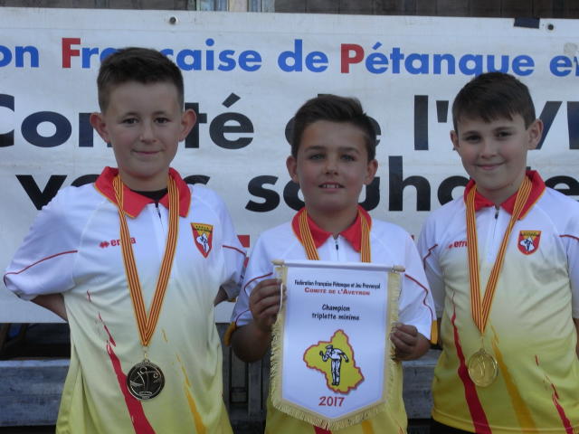 Les champions minimes