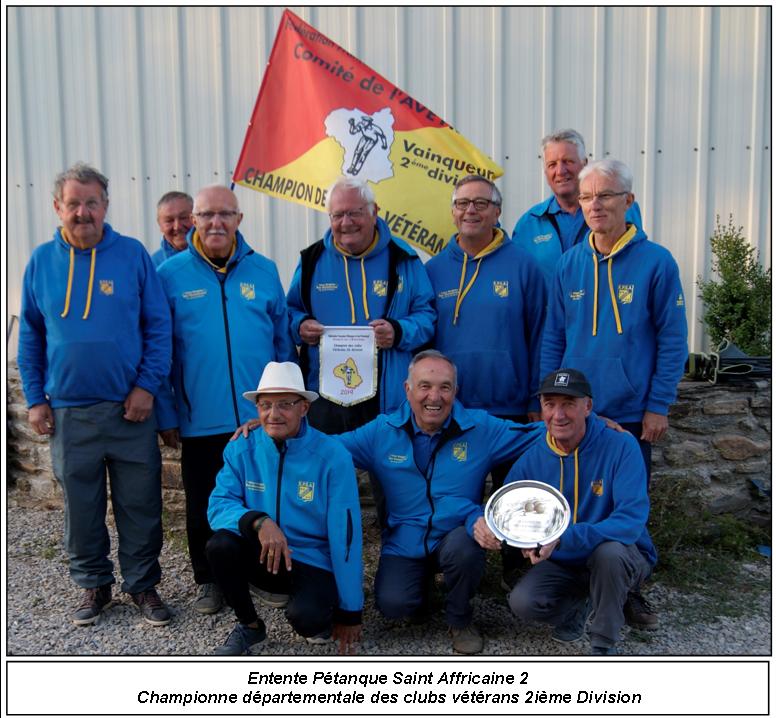 Phases finales CDC Vétérans