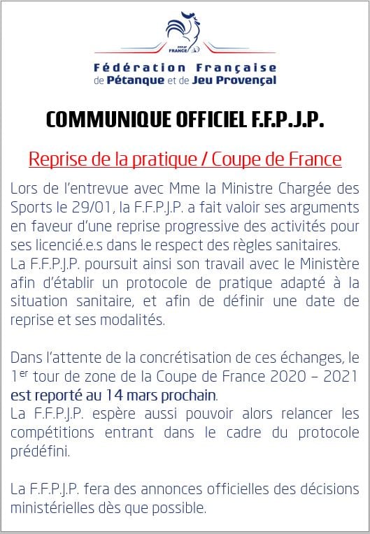 Coupe de France (Report 1er tour Zone)