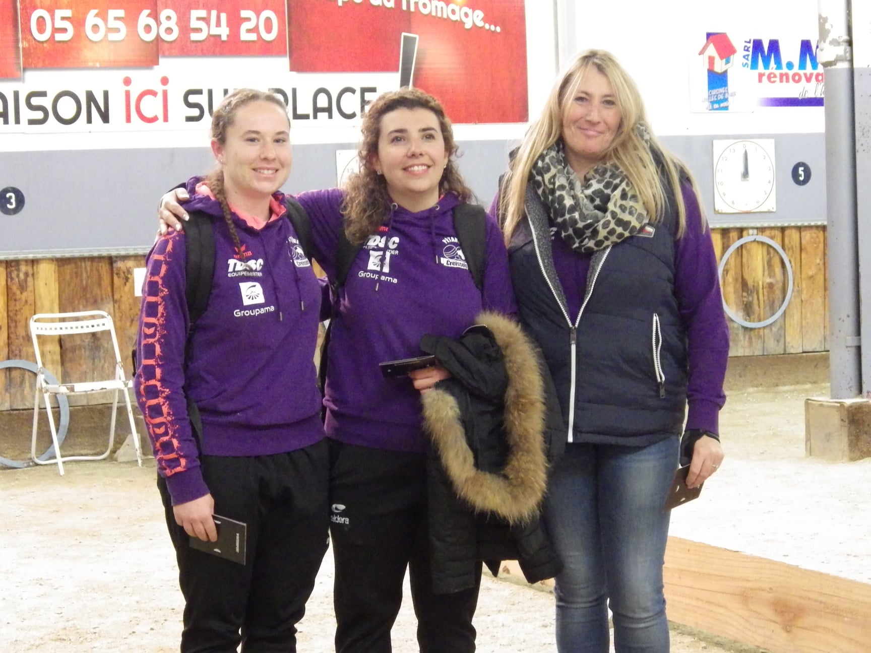 Résultats journée des féminines
