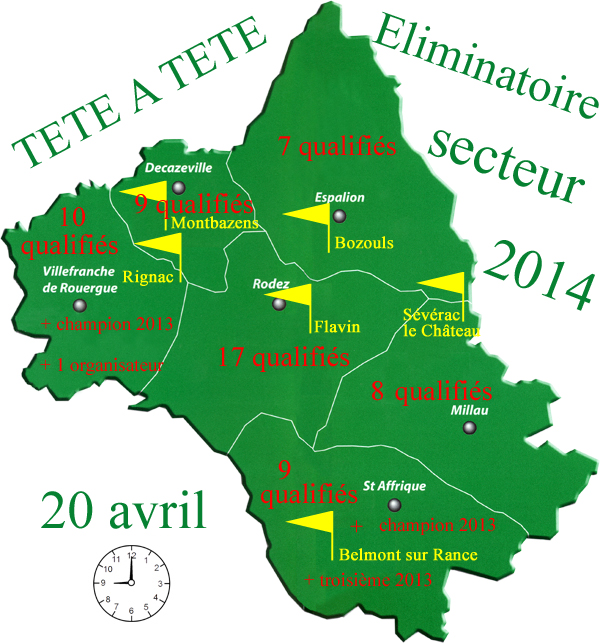Eliminatoire Tête à tête (màj22/04)