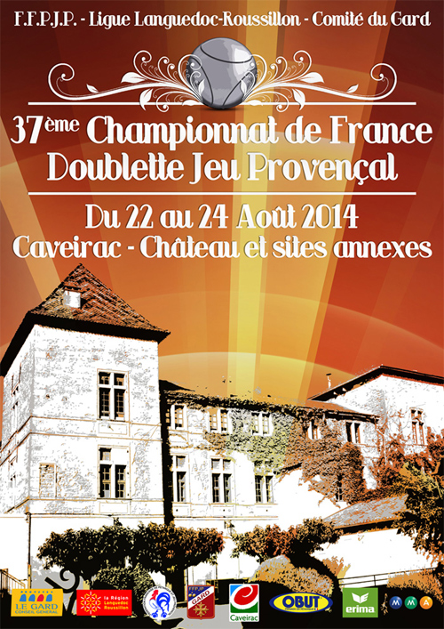 37me Championnat de France Doublette Jeu Provençal (màj20/08)