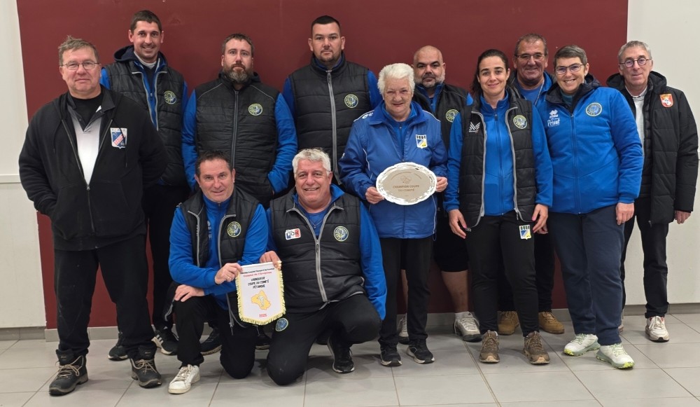 St Affrique gagne la Coupe du Comité 2025 avec : Valérie Benezech, André et Julien Rodenas, Valérian Fournié,Jérémy Ruiz, Bernard Intrand, Sébastien Sanchez et Jean Galtier