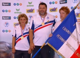 Anne-Marie Della-Pietra - Philippe Quintais (06) champions de France 2008